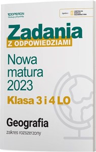 Picture of Nowa matura 2023 Geografia Zadania z odpowiedziami. Klasa 3 i 4 LO Zakres rozszerzony
