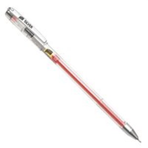 Obrazek Żelopis Silver czerwony 20 sztuk