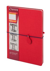 Picture of Renesans B5 Notes kropki czerwony