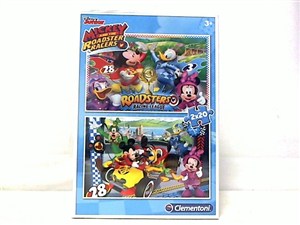 Obrazek Puzzle Myszka Mickey Raźni rajdowcy 2x20