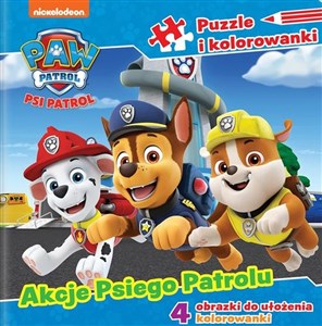 Obrazek Psi Patrol Puzzle i kolorowanki Akcje Psiego Patrolu