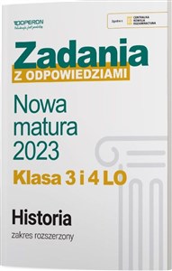 Picture of Nowa matura 2023 Historia Zadania z odpowiedziami Klasa 3 i 4 LO Zakres rozszerzony