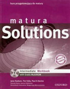 Picture of Matura Solutions Intermediate Workbook z płytą CD Kurs przygotowujący do matury