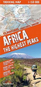 Obrazek Africa the highest peaks 1:150 000 trekking map
