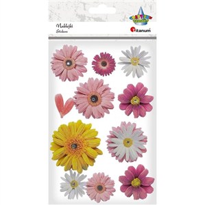 Picture of Naklejki 3D kwiatki 11szt