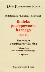Picture of Kodeks postępowania karnego t.3