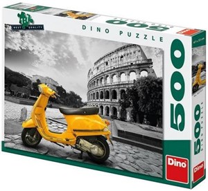 Picture of Puzzle 500 Skuter przed Koloseum DINO