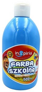 Obrazek Farba szkolna niebieska 500ml