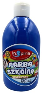 Obrazek Farba szkolna ciemnoniebieska 500ml