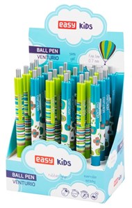 Obrazek Długopis automatyczny niebieski (24szt) EASY