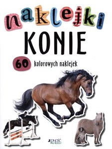 Obrazek Naklejki konie 60 kolorowych naklejek