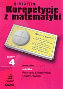 Picture of Zeszyt 4 gimnazjum Korepetycje z matematyki