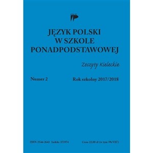 Picture of Język polski w szkole ponadpodst. nr 2 2017/2018