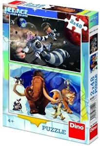 Picture of Puzzle 2x48 Epoka Lodowcowa 5: Bohater DINO