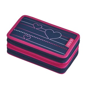 Obrazek Piórnik 31 części potrójny Heartbeat