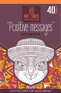 Obrazek Kolorowanka antystresowa 126x200 20 kartek TW Positive messages