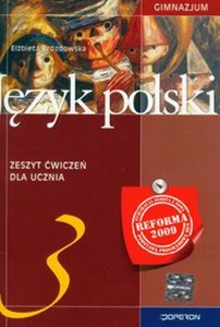 Obrazek Język polski 3 zeszyt ćwiczeń dla ucznia Gimnazjum
