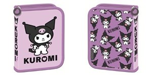 Obrazek Piórnik dwuklapkowy bez wyposażenia - Kuromi Violet