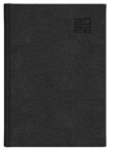 Picture of Kalendarz 2026 B5 tygodniowy z notesem Aluminium Standard CZARNY 237 B5TNB CZARNY
