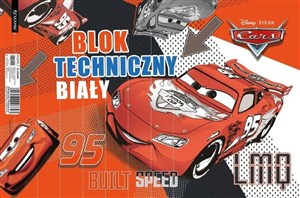 Obrazek Blok techniczny biały A4/10K Cars