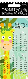 Obrazek Zakładka magnetyczna edukacyjna tabliczka mnożenia żyrafa