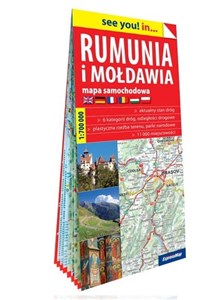 Obrazek Rumunia i Mołdawia papierowa mapa samochodowa 1:810 000