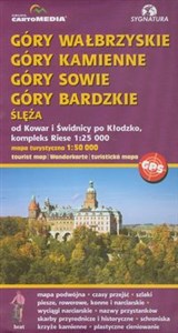 Picture of Góry Wałbrzyskie Kamienne Sowie Bardzkie Ślęża Mapa turystyczna 1: 50 000