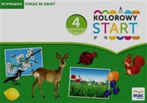 Obrazek Kolorowy start Czterolatek Pokaż mi świat Wyprawka Wychowanie przedszkolne