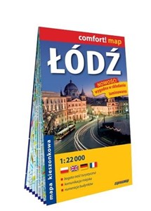 Picture of Łódź kieszonkowy laminowany plan miasta 1:22 000