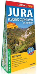 Obrazek Jura Krakowsko-Częstochowska Część południowa laminowana mapa turystyczna 1:52 000