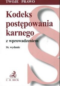 Picture of Kodeks postępowania karnego z wprowadzeniem