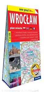 Obrazek Wrocław; papierowy plan miasta 1:22 500