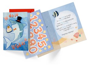 Obrazek Karnet B6 Urodziny dziecięce (wymienne cyfry)