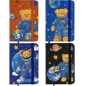 Obrazek Notes z twardą okładką A7 - miś