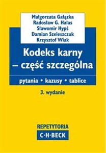 Obrazek Kodeks karny - część szczególna Pytania, kazusy, tablice