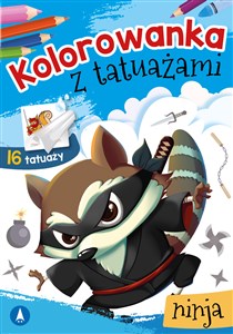 Picture of Kolorowanka z tatuażami Ninja