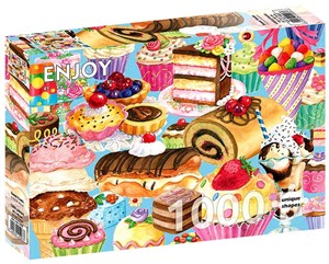 Picture of Puzzle 1000 Słodkie przysmaki
