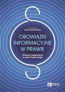 Obrazek Obowiązki informacyjne w prawie. Wybrane zagadnienia w ujęciu legal design