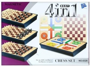 Picture of Gra magnetyczne szachy 4w1