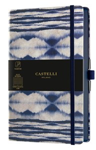 Picture of Notatnik 13x21cm linia Castelli Shibori Mist
