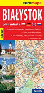 Obrazek Białystok 1:20 000 papierowy plan miasta
