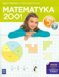 Picture of Matematyka 2001 5 Zeszyt ćwiczeń część 2 szkoła podstawowa
