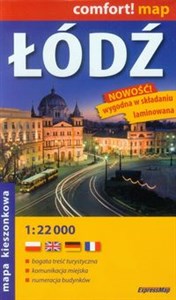 Picture of Łódź kieszonkowy laminowany plan miasta 1:22 000