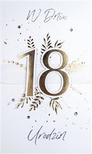 Picture of Karnet Urodziny Osiemnastka