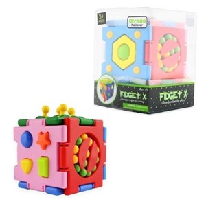 Obrazek Sensoryczna kostka 7cm MIX