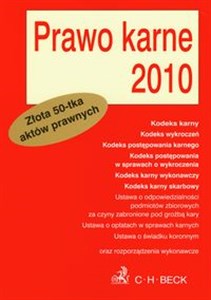 Picture of Prawo karne 2010 Złota 50-tka aktów prawnych