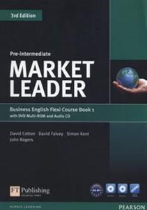 Obrazek Market Leader Pre-Intermediate Flexi Course Book 1 +CD +DVD