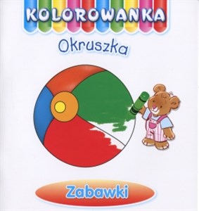 Obrazek Zabawki. Kolorowanka Okruszka