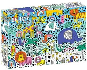 Picture of Puzzle 1000 Kolorowe safari