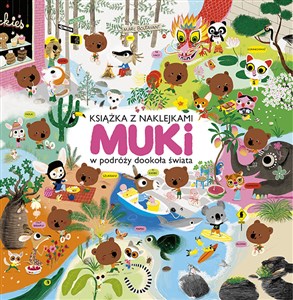Obrazek Muki w podróży dookoła świata Książka z naklejkami